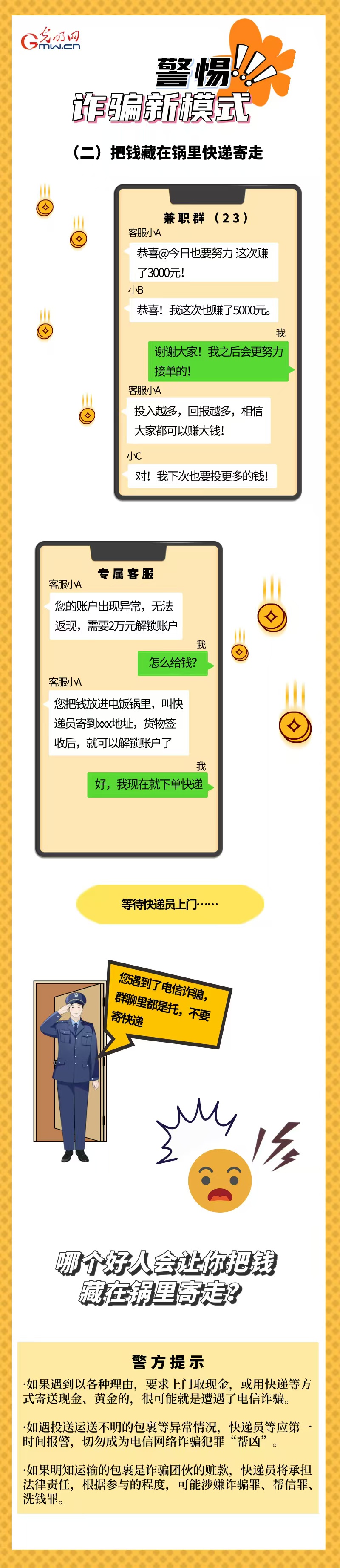 漫画 | 警惕诈骗新模式！你可能遇到了电信网络诈骗