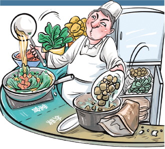 堂食用鲜肉外卖用冻肉 同一家饭店,外卖堂食大不同