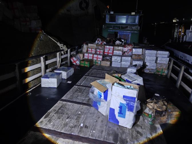 案值逾500万！福建宁德海警局查获一起涉嫌走私香烟案