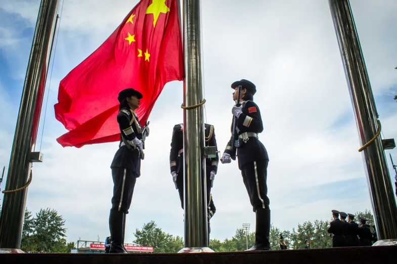 中国人民公安大学举行2025年新生警务化管理教育与训练汇报演练 中国人民公安大学举行2025年新生警务化管理教育与训练汇报演练