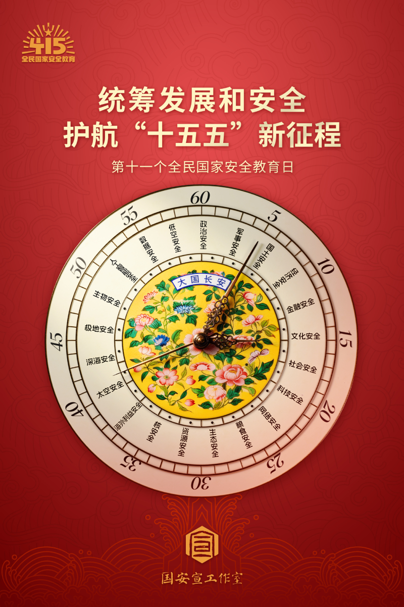 【全民国家安全教育日】海报 | 统筹发展和安全 护航“十五五”新征程