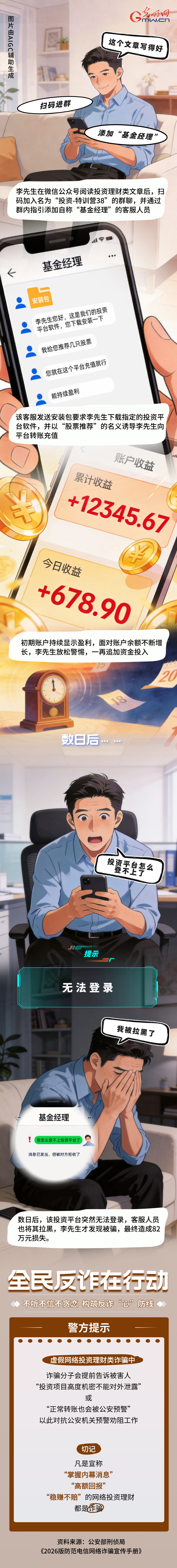 【全民反诈在行动】“掌握内幕消息”“稳赚不赔”，这样的“股票推荐”是真的吗？