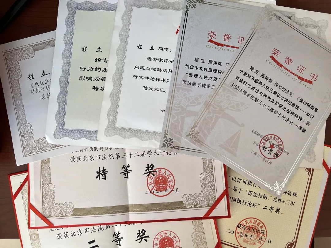 程立：笃行不怠，因得真趣｜北京法院司法实务研究专家